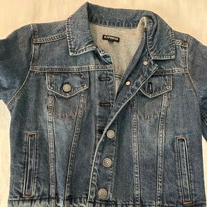 Express Classic Denim Jacket - Blue